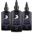 Bossman Jelly Beard Oil til mænd - 3 Pack (12 oz i alt, Royal Oud Duft) - Softens, Fugt & Betingelser med naturlige ingredienser