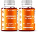 Vitamatisk vitamin D3 Gummies - 5000 IE Per Gummies