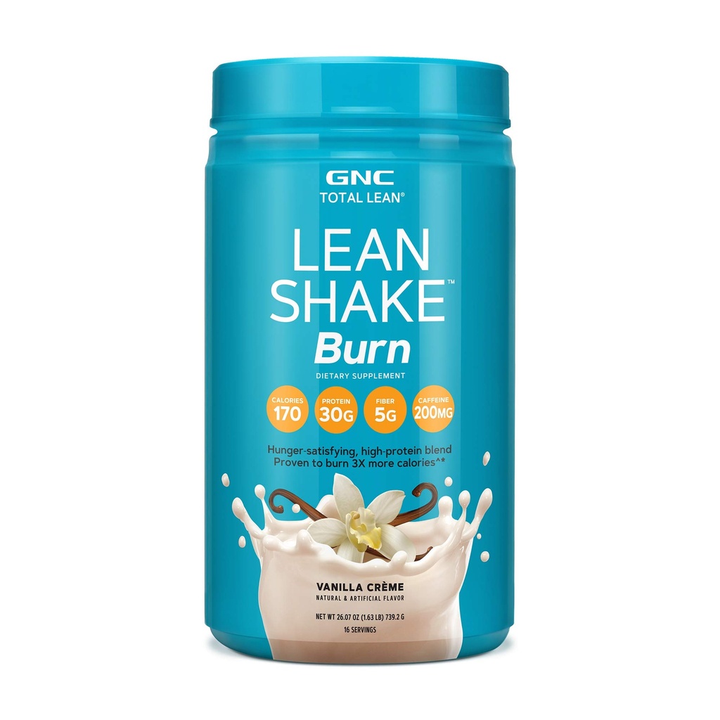 GNC Total Lean Lean Shake Burn - Vanilla Créme (16 Servere)