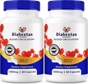 (2 Pack) Diabextan kapsler - Natural Formel for sunde niveauer, Omfattende support, Vitamin Capsule til at bevare samlet wellness, Glyco Optimizer Anmeldelser (120 Kapsler)