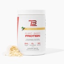 TB12 Plantebaseret protein pulver af Tom Brady, 24g Vegan Pea Protein, Low Sugar, Low Carb, Non- GMO, Meal Erstatning, Keto Friendly, Paleo, Sugar Free, Vanilla Flavor (30 Servere / 2.12lbs)