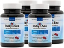 Marine Oil Supplement - Alle naturlige Calanus olie, Astaxanthin, Omega-3 og fede syrer - hjerte og hjerne sundhed kosttilskud - 4 pakke