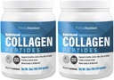 Kollagen peptider pulver hydrolyserede proteiner er Vital Proteiner til hud hårnegle og fælles sundhed, Keto, Paleo Friendly, Non- GMO, Gluten Free, 45 Servere, 2 Containers