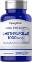 Piping Rock L Methylfolat Supplement Note 124; 1000 mcg