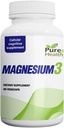 Pure & Sund Magnesium3 300mg Magnesium Glycinat, Malat, & Citrate for Muscles, Nerves, Stress, & Energy