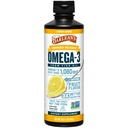 Barlean 's Omega 3 Fish Oil Liquid Supplement for mænd og kvinder, Lemon Crème, 1080mg af Omega 3 EPA og DHA Fede Acid, 16 oz