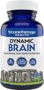 Stonehenge Health Dynamic Brain Supplement - Hukommelse, Fokus, & Clarity- Formuleret med 40 unikke Nootrope Ingredienser: Cholin, Phosphatidylserin, Bacopa Monnieri, og Huperzine A