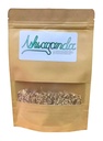 Ashwagandha Root against 124; Witania Somnifera area 124; Organisk dyrket i Oregon area 124; Stress Relief area 124; 100% Natural and Non GMO area 124; Resealable Package to Keep Freshness area 124; 1oz