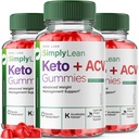 rize labs (Pack af 3 Simply Lean Keto + ACV Gummies for Advanced Weight Loss, Kosttilskud, Maksimum Strength Gomitas, Advanced Formel Review (180 Gummies)