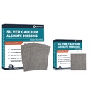 Sølv Calciumalginat Klædning (4 "x 4" 10 Pcs + 2 "x 2" 12 Pcs)