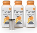 DOSE for din lever renser Detox & Reparation, Lavet med Økologisk Mælk tidsel tillæg med gurkemeje, Mælkebøtte, Ginger, og Orange, Understøtter sund lever funktion, 16oz flaske, 3 Pack (3 ugers forsyning)