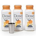 DOSE for din lever renser Detox & Reparation, Lavet med Økologisk Mælk tidsel tillæg med gurkemeje, Mælkebøtte, Ginger, og Orange, Understøtter sund lever funktion, 16oz flaske, 3 Pack (3 ugers forsyning)