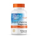 Doctor 's Best Coq10 / l-Carnitin / Magnesium Unique Blend, understøtter energi, muskelmasse & muskel Inddrivelse, Veggie Caps, 90Count
