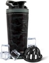 Ice Shaker Isoleret rustfrit stål Shaker Flaske # 124; 26oz, Black camo # 124; Koldt for 30 + Timer # 124; Isoleret Cup med Twist- on Agitator # 124; Odor- Free Flaske til Protein Shakes, Vand, Smoothies, Cocktails