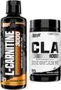 Nutrex Research Liquid Carnitin 3000 - CLA 90 Soft Gels - 1000 mg Conjugated Linolsyre Active Blend fra Safflor Oil