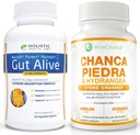 All-Natural Gut and Kidney Health Supplements | Ginger, Artichoke Leaf Extract, Deglycerized Licorice Root & Patented Zinc Carnosine | Stone Crusher Chanca Piedra, Hydrangea & Dandelion Root
