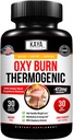 Kaya Naturals Oxy Burn - Thermogen Herbal Formel for Aktiv Living - Non-GMO & Gluten- Free - 30 Greve