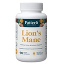 Mønster Wellness Lions Mane Mushroom - Supplement kapsler til kognitiv & Focus support - Forbedret absorption - 90 Veganske kapsler