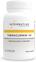 Integrative Therapeutics Theracurmin HP - Gurkemeje supplement til hjerte og fælles sundhedsstøtte * - Muscle Recovery Support * - Non- Soy, Dairy- Free & Gluten- Free - 60 kapsler (30 Servere)