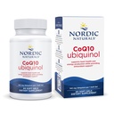 Nordic Naturals Nordic CoQ10 Ubiquinol - 60 Mini Soft Gels - 100 mg Coenzym Q10 (CoQ10) Ubiquinol - Heart & Brain Health, Cellular Energy Production, Antioxidant Support - Non- GMO - 60 Servering