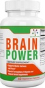 Spectra Vitaminer Brain Power, understøtter fokus, Nootropics, Forbedrer hukommelse, Alerness for mænd & kvinder, Ginkgo Biloba, Gotu Kola, 60 kapsler,