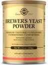 Solgar Brewer 's Yeast Powder, 14 oz - Rich Source of Amino Acids, B- Complex Vitamin, Minerals, & Protein - Natural, Unflavored, Unsweeted - Dairy Free, Vegetar - 13 Serveringer (Emballage kan variere)