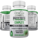Prostata Complete Herbal Health Support Kosttilskud til mænd, Saw Palmetto Stinging Nettle Pygeum Beta- sitosterol Reishi Shiitake, 90 Count Capsule