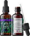 Sage Extract - Natural Tørret Sage Supplement - Sage Herb (Salvia officinalis) - Organic Sage Herbal - None- GMO - Made in USA - 2 oz