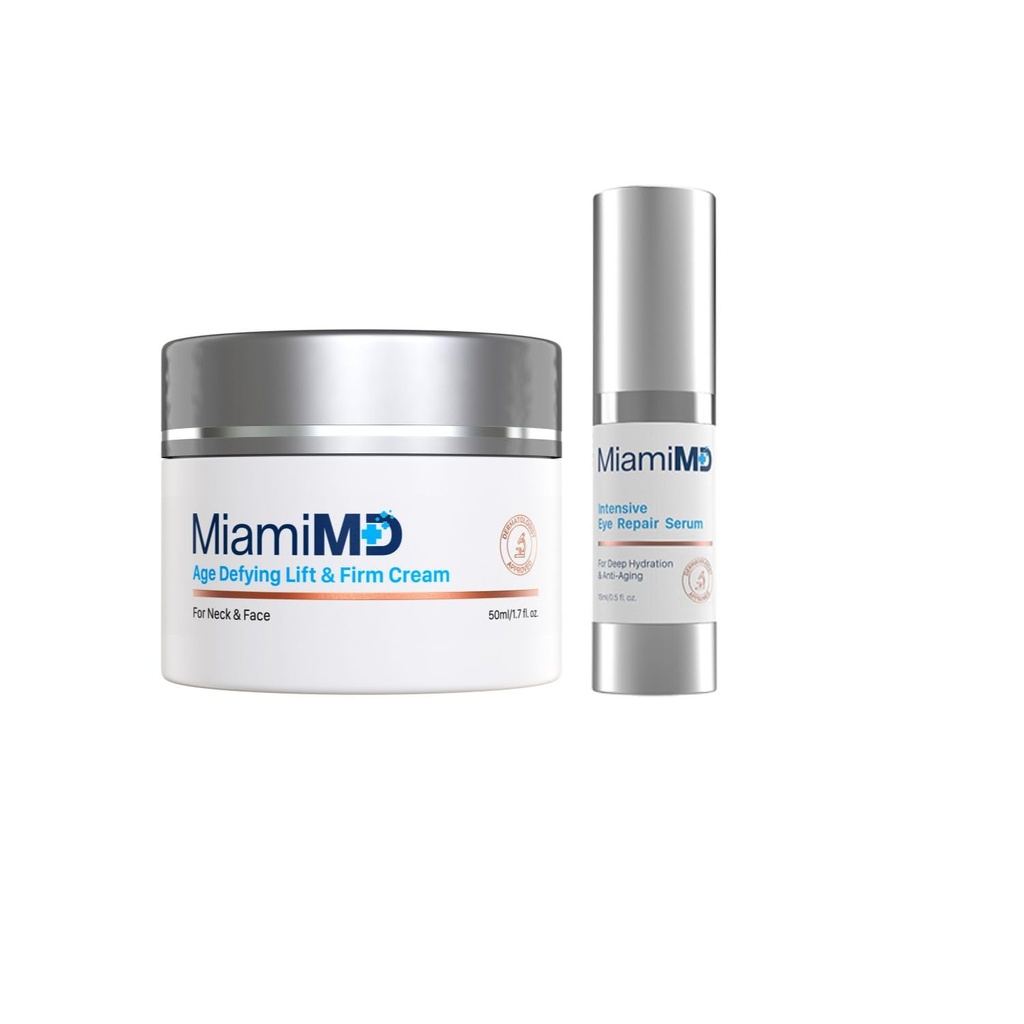 Age- Defying Lift & Firm Cream - Anti Aging og hud opildnende creme til alle hudtyper og øje serum (15 ml) Under Eye Treatment for Dark Circles, Crow 's Feet & Eye Tasker - Eye Serum til alle hudtyper - D