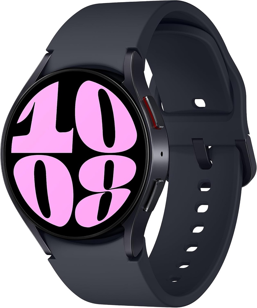 SAMSUNG Galaxy Watch 6 44mm Bluetooth Smartwatch w / Fitness Tracker, Personaliserede HR zoner, Advanced Sleep Coaching, Heart Monitor, BIA Sensor, Biggest Screen, US Version, Graphite (Fornyet)