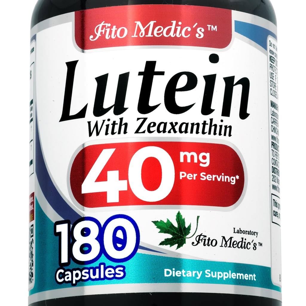 FITO MEDIC 'S Lab 124; Lutein 124; 180 Kapsler 124; 40 mg