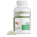 Bronson Grapefrugt Seed Extract 500 MG per Serving Citrus Paradisi understøtter immunforsvar & hjælper med at opretholde en sund mave- tarmkanalen - Non- GMO, 120 vegetariske kapsler