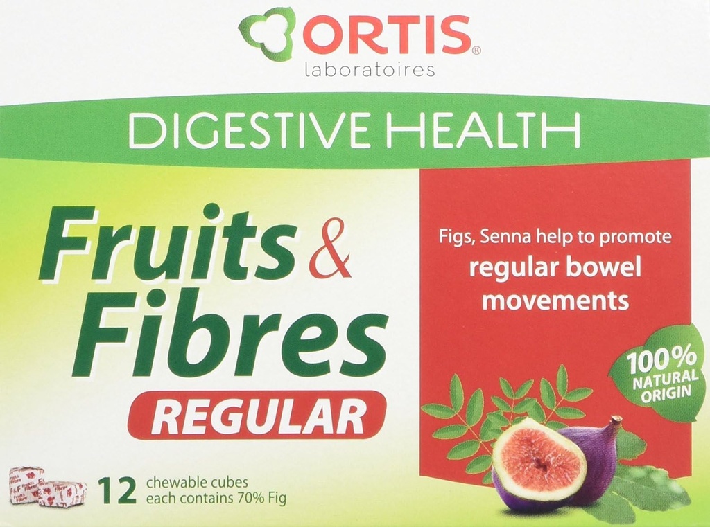 Ortis Fruit & Fibre Cubes 12 frugtterninger