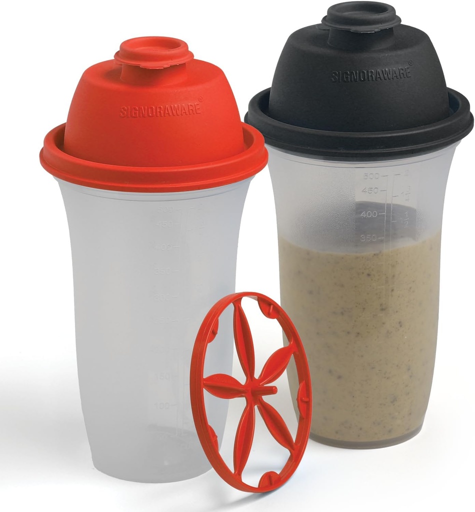SIGNORA WARE Shaker Flasker Dressing & Sauces, Margarita, & Mere