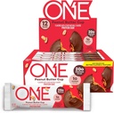 One Protein Bars, Peanut Butter Cup, Gluten Free med 20g Protein og 1g Sukker, Pantry Staples, 2,12 oz (12 Greve)