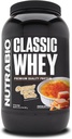 NutraBio Classic Whey Protein Powder- 25G Protein Per Scoop - Ingen Fillers, Kunstige Farver, Preservatives - Caramel Creme Brulee, 2 Punds
