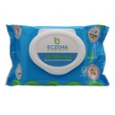 Eksem Flare Wipes ® - All- Natural Fast Functing Eksem Relief, Anti- Itch, Reducerer Betændelse & Beskytter Skin Barrier, Sodes & Prevents Flames, pH- Balancing, Praktisk On- The- Go Solution 72ct