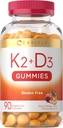 Carlyle Vitamin D3 K2 Gummies Note 124; 90 Greve Note 124; 5000 IE D3 + 100 mcg MK7