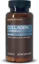 Elementer Collagen Peptider + C-vitamin, 2500 mg Collagen Peptider per servering, 90 tabletter, 1 måned Supply