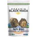 Happy Andes Organic Black Pure & Raw Maca Root Powder Non- GMO, USDA for Energy & Fitness, Performance & Food for Mænd & Kvinder, Gluten Free, Peruvian Superfood, Blå, 16 oz