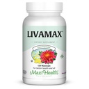 Maxi Health Livamax - Leverformel - med mælk tidsel og mælkebøtte rod - 120 kapsler - Kosher