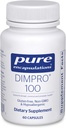 Pure indkapslinger DIMPRO 100 - Diindolylmethan Supplement - for bryst, cervikal og prostata sundhed - Gluten Free & Vegan - 60 kapsler