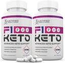 Justified Laboratories (2 Pack F1 Keto Pills 1275MG New & Forbedret Formel Indeholder Apple Cider Vineddike Extra Virgin Olivenolie Powder Green Tea Leaf 120 Kapsler