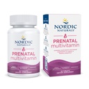 Nordiske Naturals Prenatal Multivitamin til kvinder - Daglig vegetarisk Prenatal Vitaminer - 22 essentielle næringsstoffer, herunder B6, Folate og Jern - 60 tabletter - 30 Servere