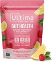 Ultima Replenisher Gut Health Supplement og Electrolytes Powder - Raspberry Lemonade, 14 Stickpacks - Hydration Pakninger med tilføjet Gut sundhedsmæssige fordele