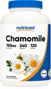Nutricost Kamille 750mg, 240 Vegetariske Kapsler, 120 Servering - Non- GMO, Gluten Free