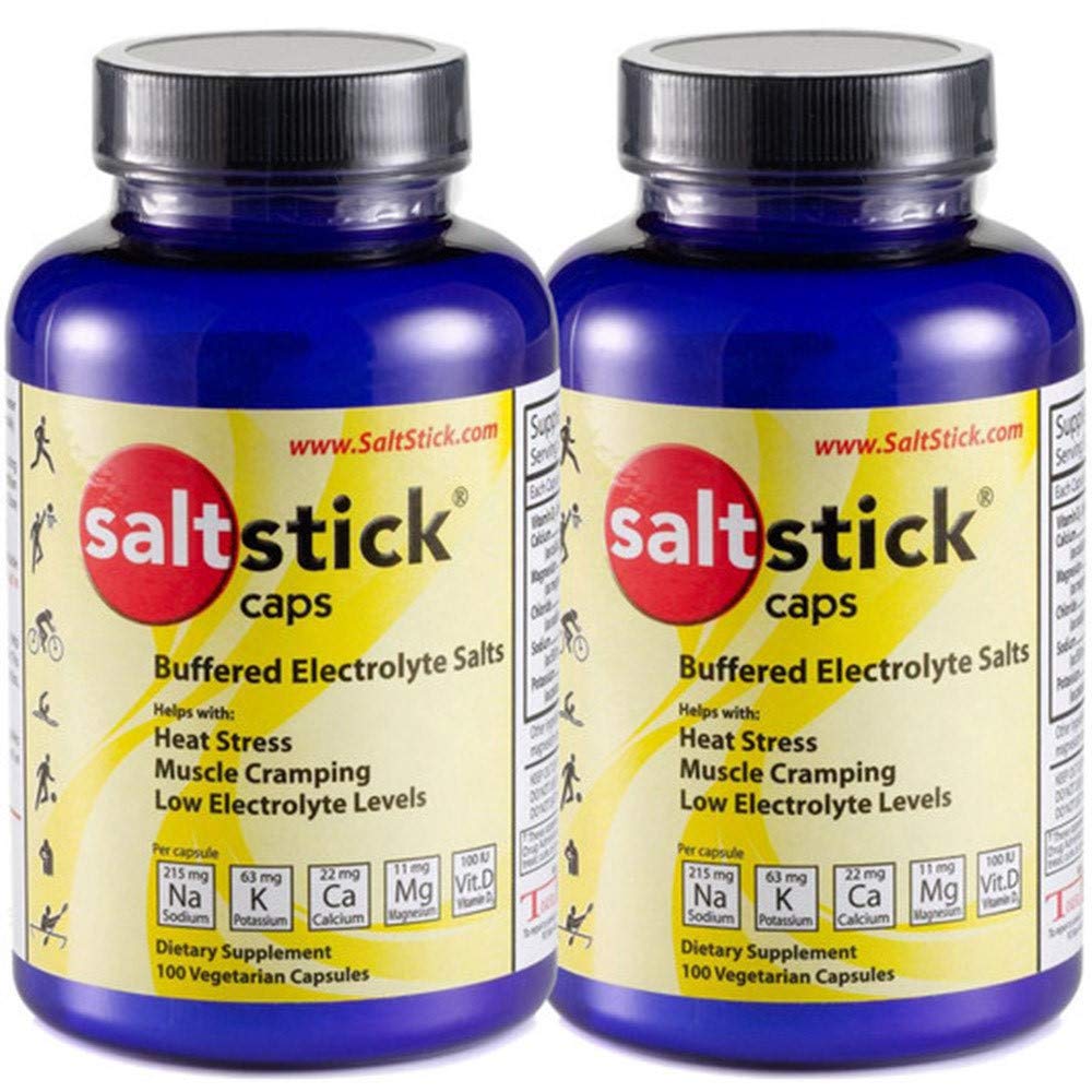 SaltStick Caps Electrolyte Erstatning 100 Tælling (200 kapsler) (Emballage Maj Vary)