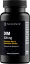 Nugenix Essentials DIM Supplement 305 mg Diindolylmethan & BioPerine for Hormone Balance, 90 kapsler