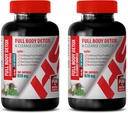Cardiovascular Support Supplement - Full Body Detox and Cleanse Complex 920 MG - Milk Thistle Complex - 2 Bottles 200 Capsules