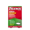 Tylenol Sinus Svær Daglig kulde & Flu Relief medicin Caplets, non- Drowsy Pain Reliever, Feber Reducer Expectorant & Decongestant, Acetaminophen, Guaifenesin & Phenylephrin HCl, 24 ng